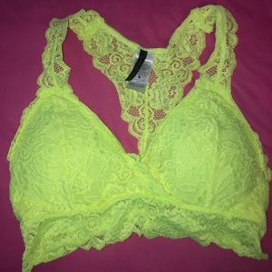 Neon Yellow Bralette